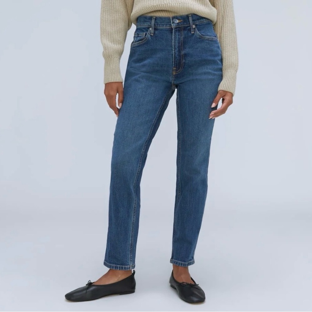 Everlane Classic Blue Straight Leg Jeans